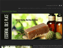 Tablet Screenshot of essential-oils-place.com